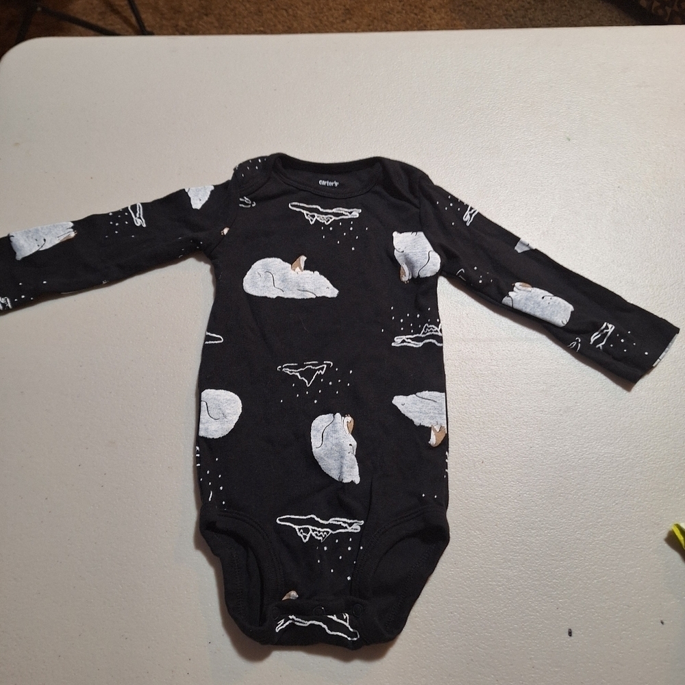 Carter's Polar Bear Long Sleeve One Piece 18 Months